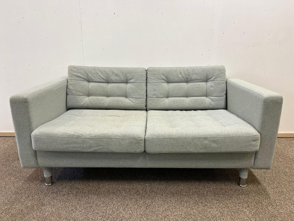 IKEA LANDSKRONA 2:n istuttava sohva, Gunnared vaaleanvihreä/puu