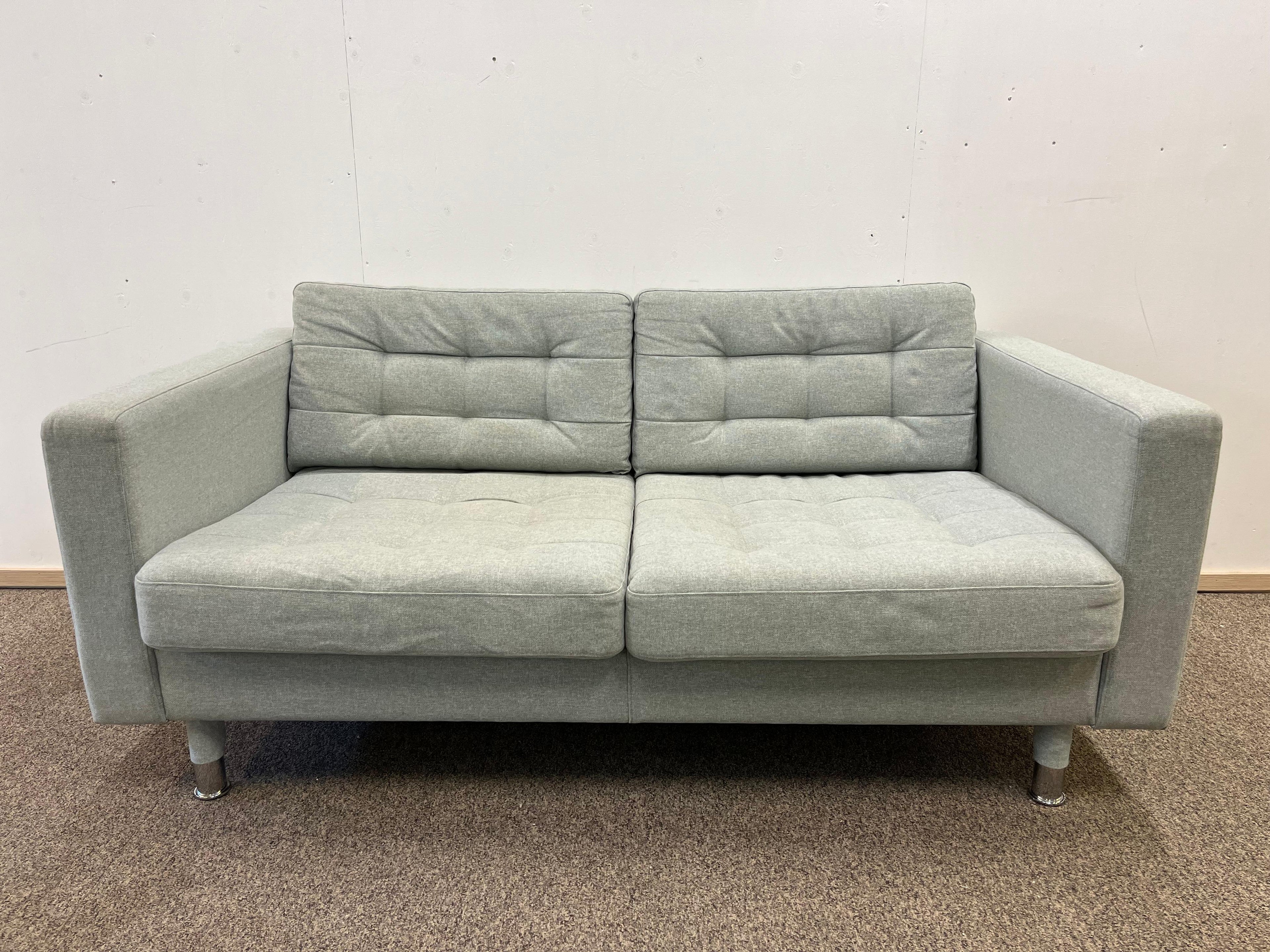 IKEA LANDSKRONA 2:n istuttava sohva, Gunnared vaaleanvihreä/puu