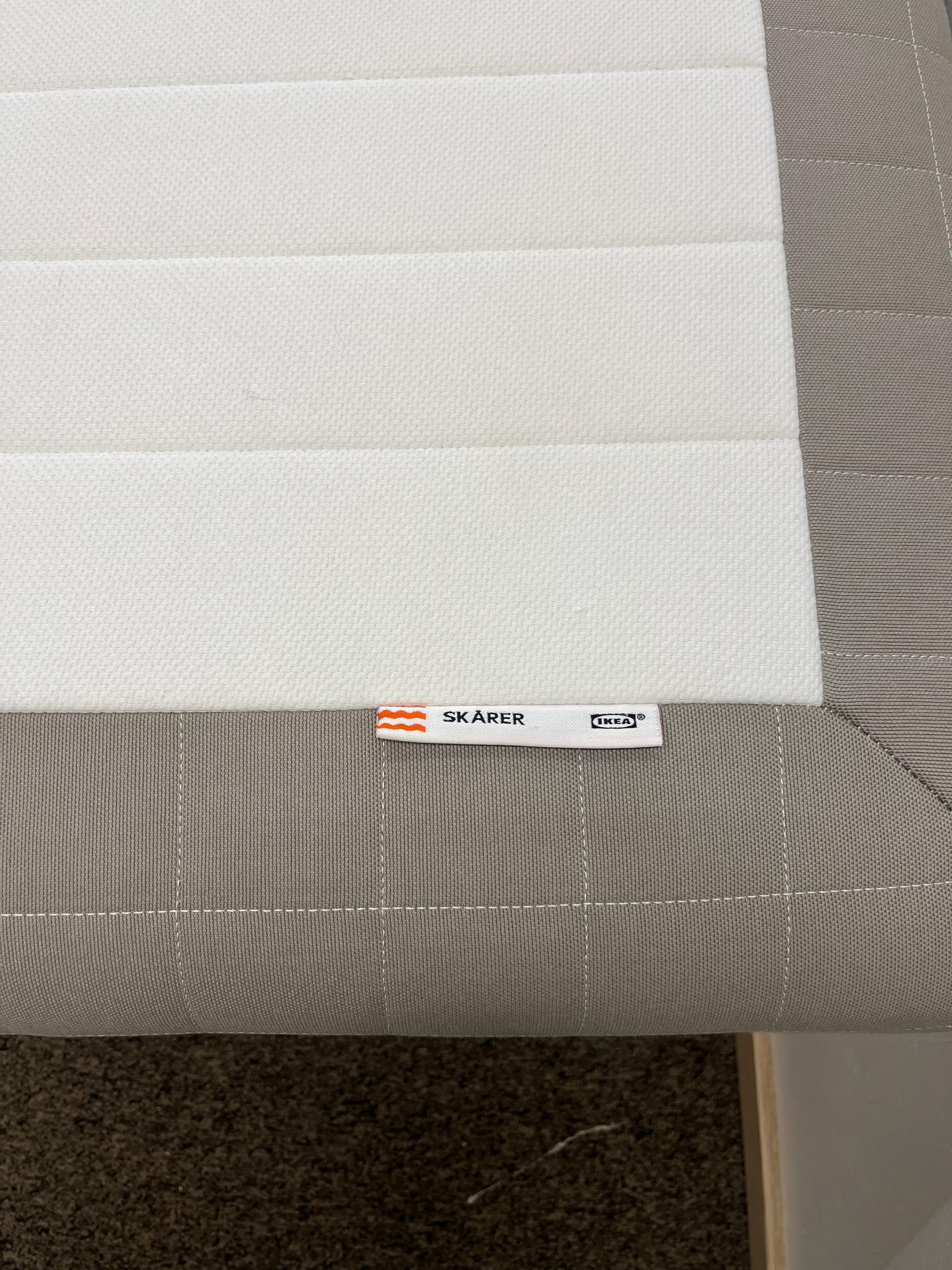 IKEA SKÅRER Runkopatja Sänky & TUSSÖY Pintapatja, 120x200 cm