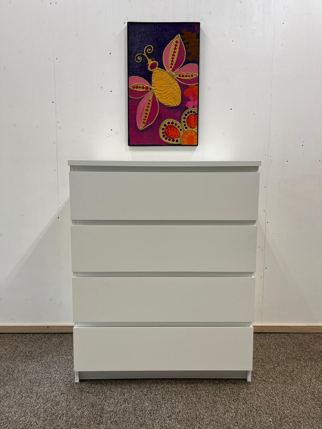 IKEA MALM Lipasto, 4 laatikkoa