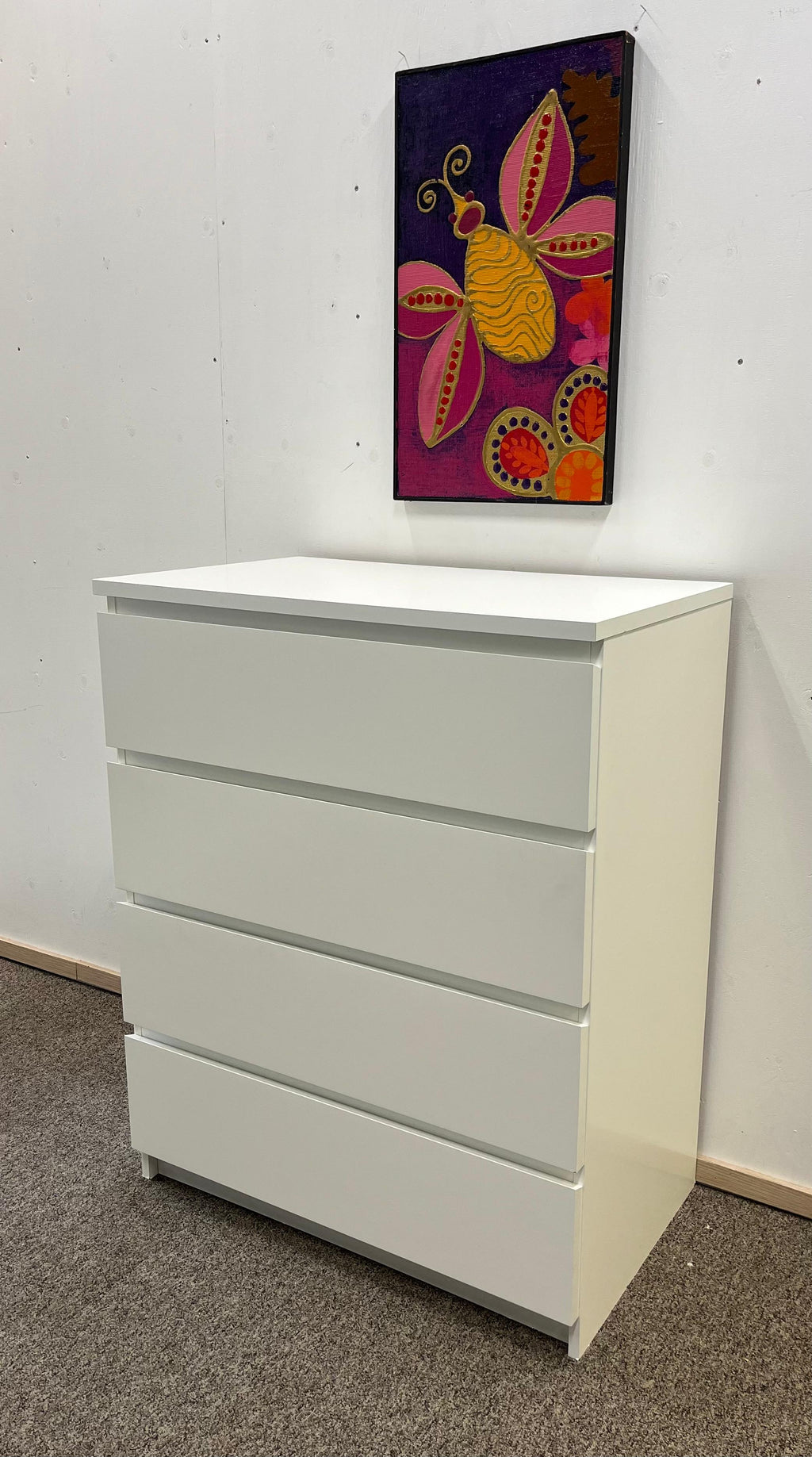 IKEA MALM Lipasto, 4 laatikkoa