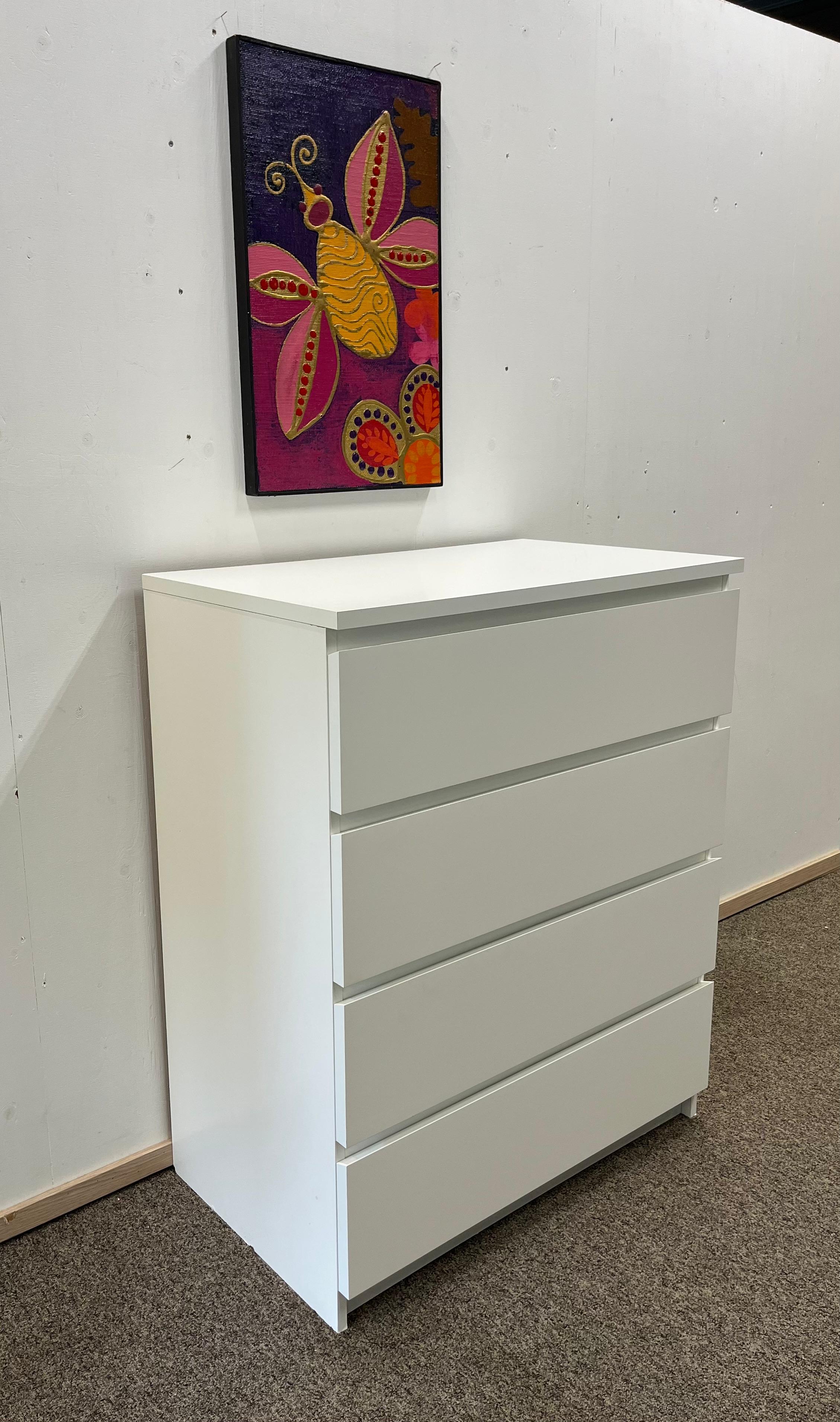 IKEA MALM Lipasto, 4 laatikkoa