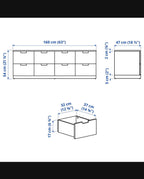 IKEA NORDLI Lipasto