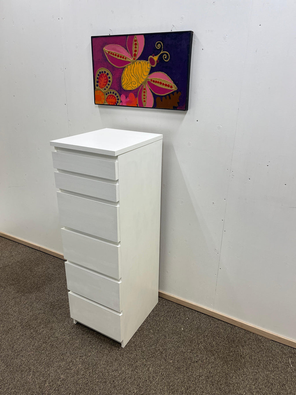 IKEA MALM Lipasto Peilillä