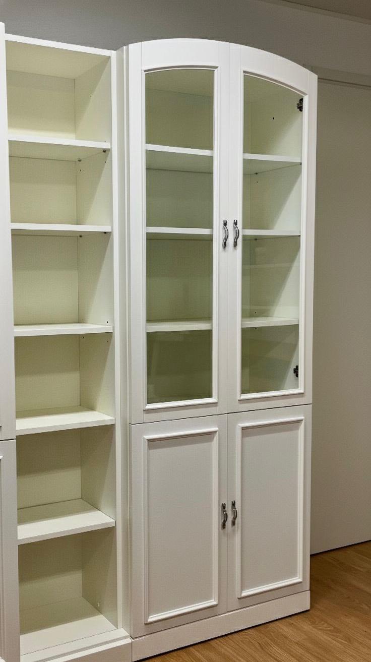 ISKU Säilytyskokonaisuus + vitriiniovet